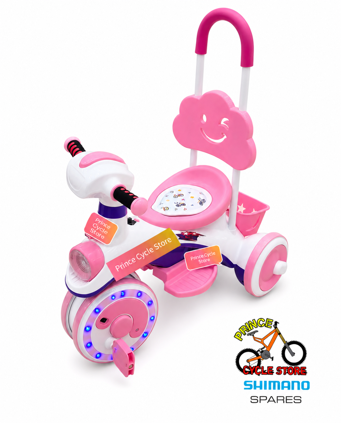 Royal Rider Support Tricycle With Music and Light / Tricycle for Kids and Babys / Bike & Kids Tricycles For Baby